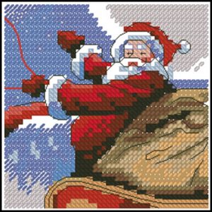 Santas on his way Santas on his way