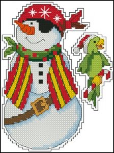 Pirate snowman Pirate snowman