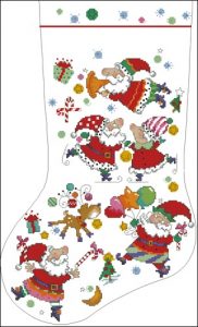 Playful Santas Stocking Playful Santas Stocking