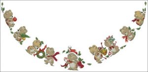 Christmas Teddies Tree Skirt Christmas Teddies Tree Skirt