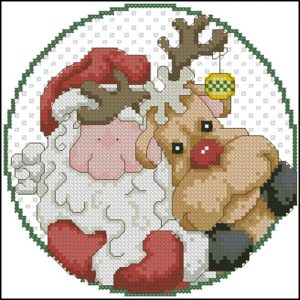 Santa and Rudolph Santa and Rudolph