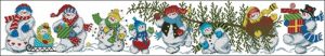 Snowman With Trees