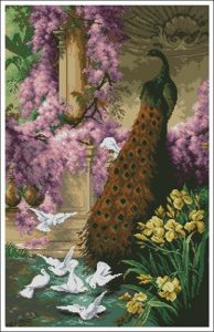 Gobelin - Peacock in the garden Gobelin - Peacock in the garden