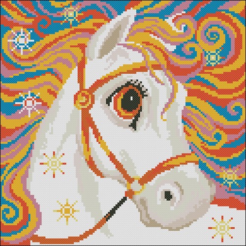 Golden-Maned Horse