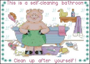 Self-Cleaning Bathroom