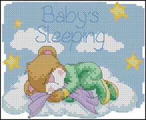 Baby 'Toons - Baby's Sleeping Sign Baby 'Toons - Baby's Sleeping Sign