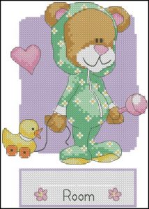Baby 'Toons - Bear Room Sign Baby 'Toons - Bear Room Sign