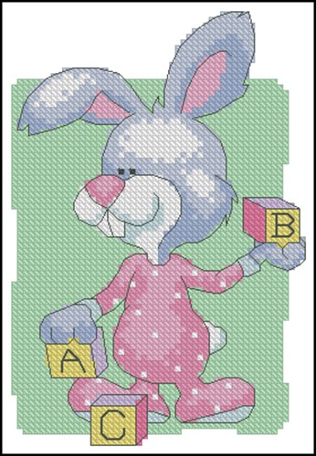 Baby 'Toons Bunny with Blocks