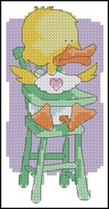 Baby 'Toons - Duck In Highchair
