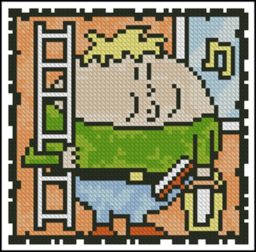 QOWS154 Wesley the Window Cleaner