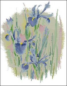 Watercolour Irises Watercolour Irises