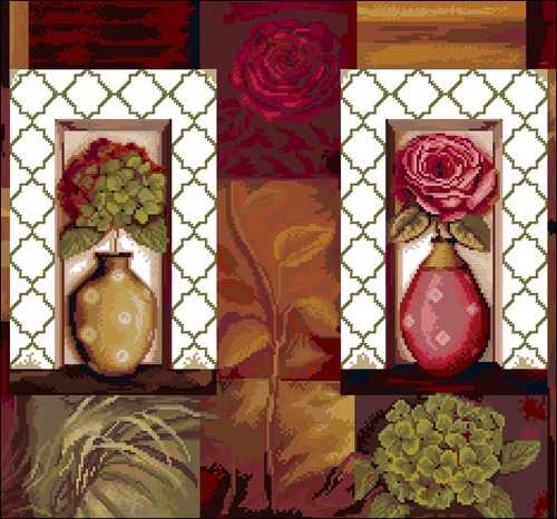 Roses in Vases