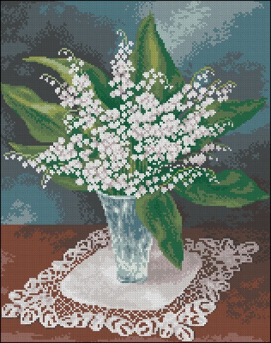 Lilies of the Valley in a Vase