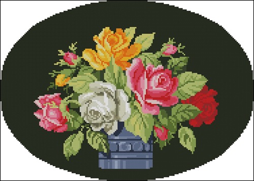 Colorful Rose Bouquet