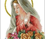 Дева Мария с цветами Дева Мария с цветами