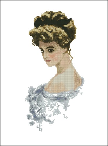 Elegant Lady in Updo