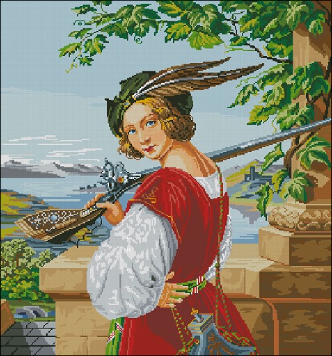 Noblewoman with Musket