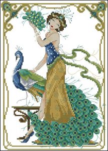 Peacock lady Peacock lady
