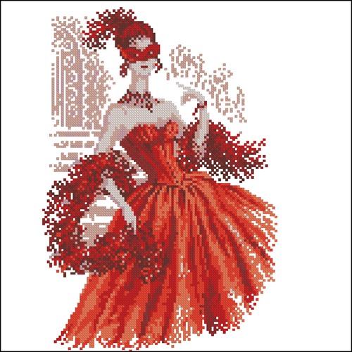 Masquerade in Red