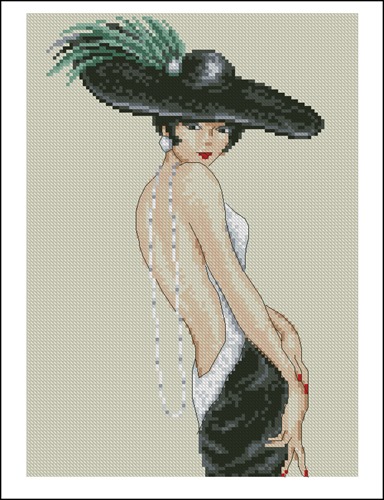 Lady in a Black Hat