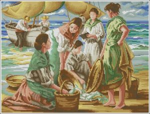 Fisherwomen by the Shore Fisherwomen by the Shore