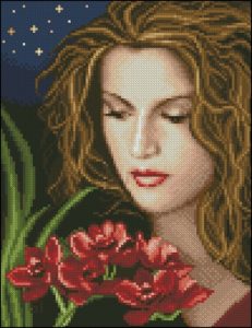 The Girl with Orchids The Girl with Orchids