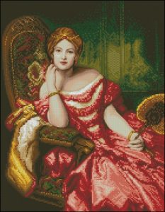 Wealthy Lady in Red Lady in Red