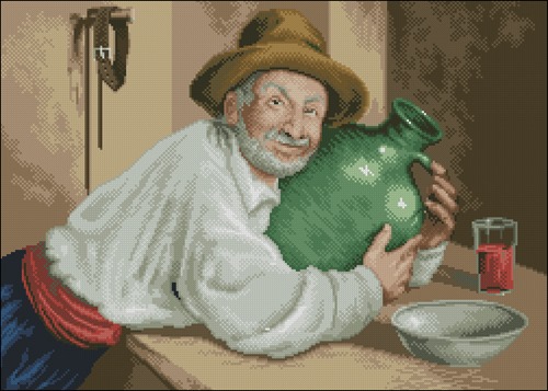 Old Man with Green Jug