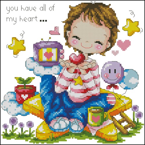 Мальчик с игрушками