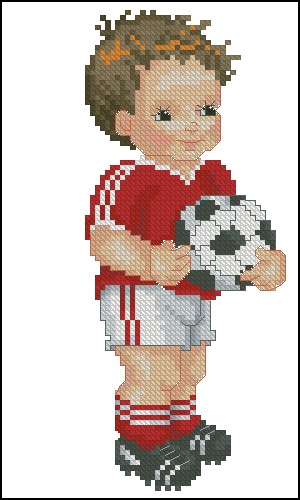 Little Soccer Player
