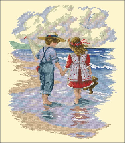 Holding hands