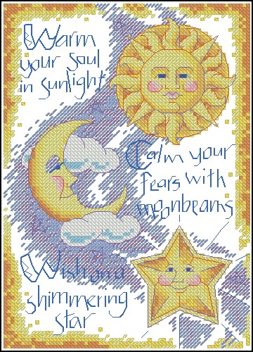 Sun, Moon and Star