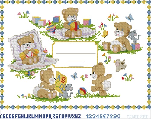 Детская метрика Vervaco