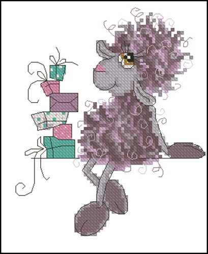 Sheep with Gift Boxes