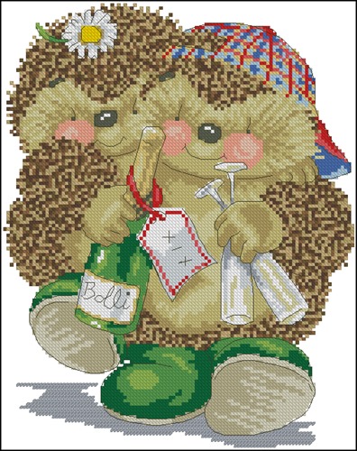 Hedgehog Golf Celebration