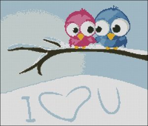 Птички "I Love You"