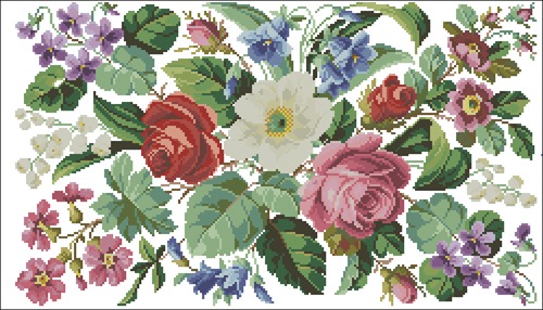 Victorian Flowers Bouquet