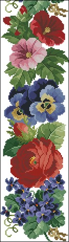 Flower border EMS 016