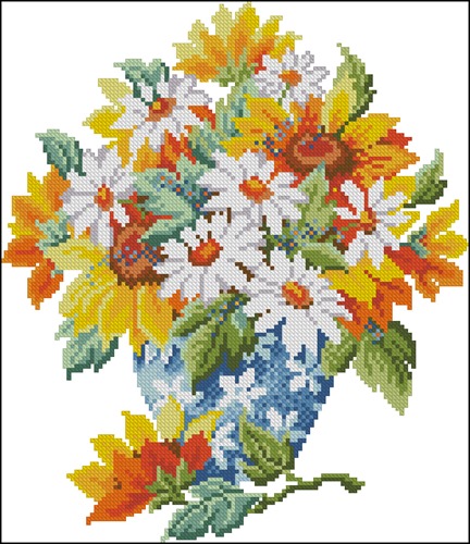 Daisies and Sunflowers Bouquet