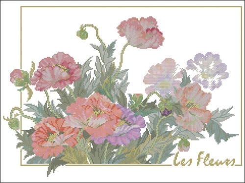 Les Fleurs Poppy Bouquet