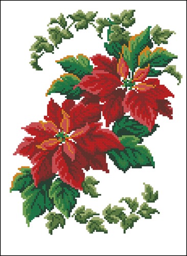 Poinsettia Wreath