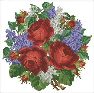 Roses and Lilacs Bouquet Roses and Lilacs Bouquet