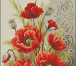 Poppies and Swirls Poppies and Swirls