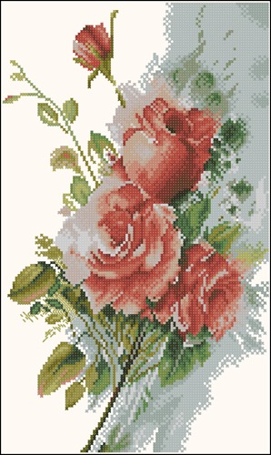 Red roses bouquet