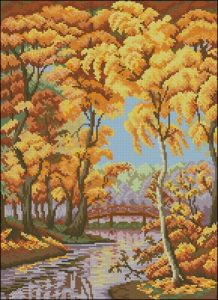 Golden Autumn Bridge