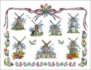 Dutch Windmills Sampler