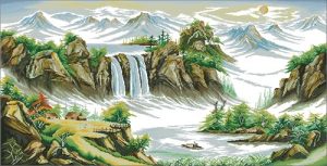 Chinese Mountain Landscape