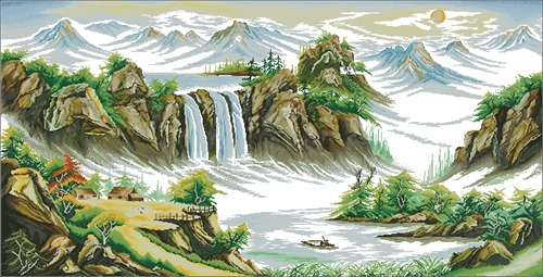 Chinese Mountain Landscape