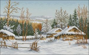 Snowy Village Cottages