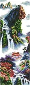 Mountain Waterfall Pavilion